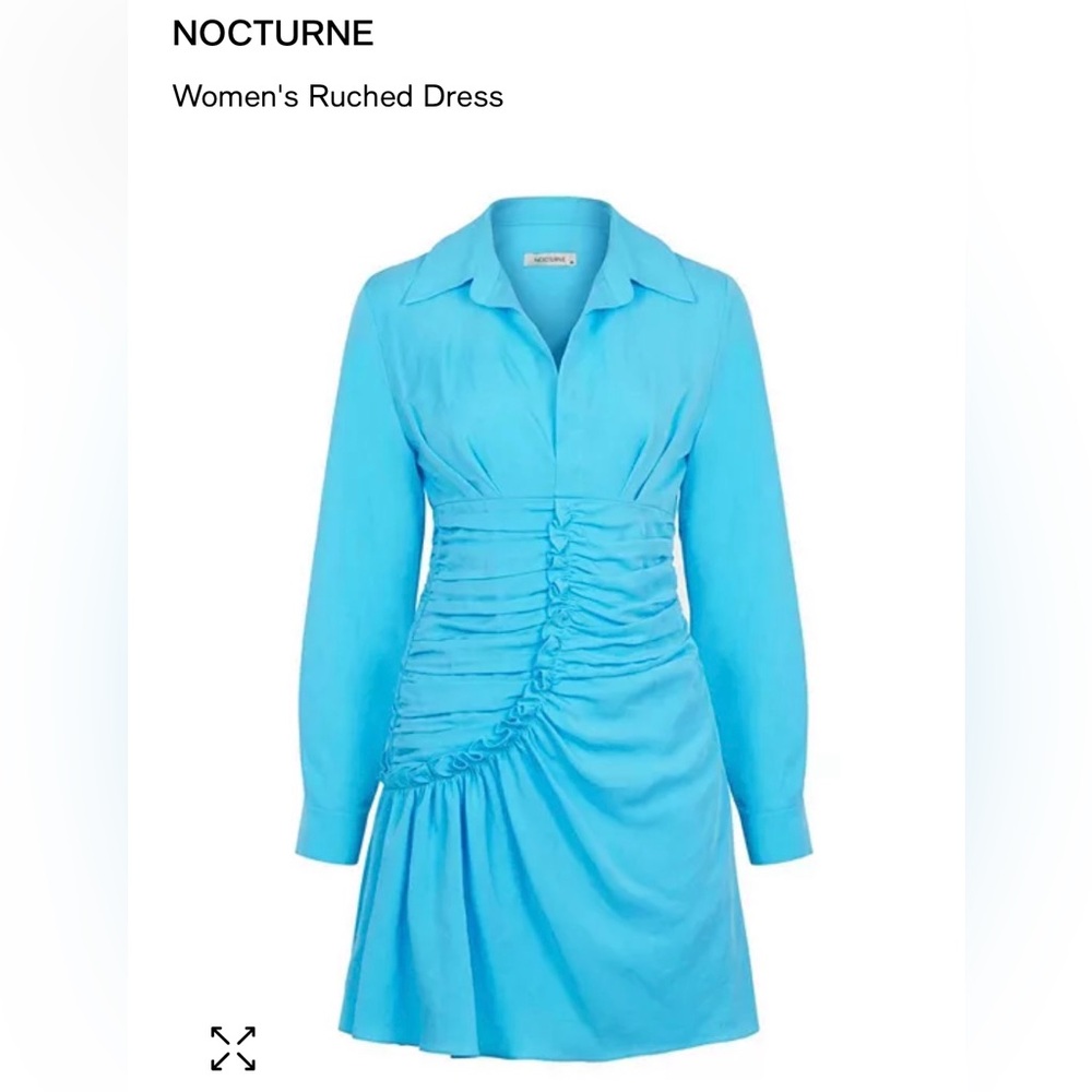 Elegant Blue Women's Dress